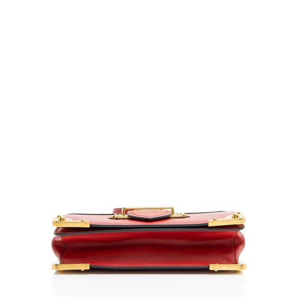 Prada Calfskin Cahier Shoulder Bag - Picture 4 of 15